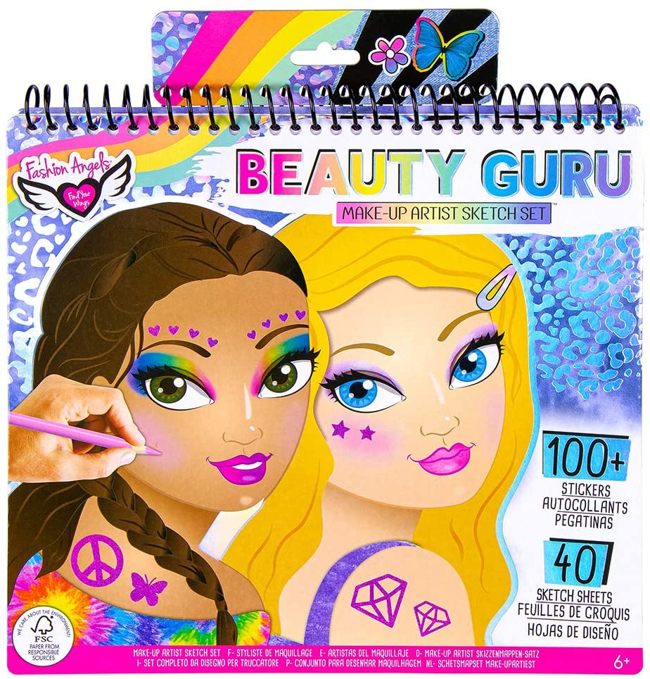 GetUSCart- Fashion Angels Make-up & Hair Design Sketch Portfolio